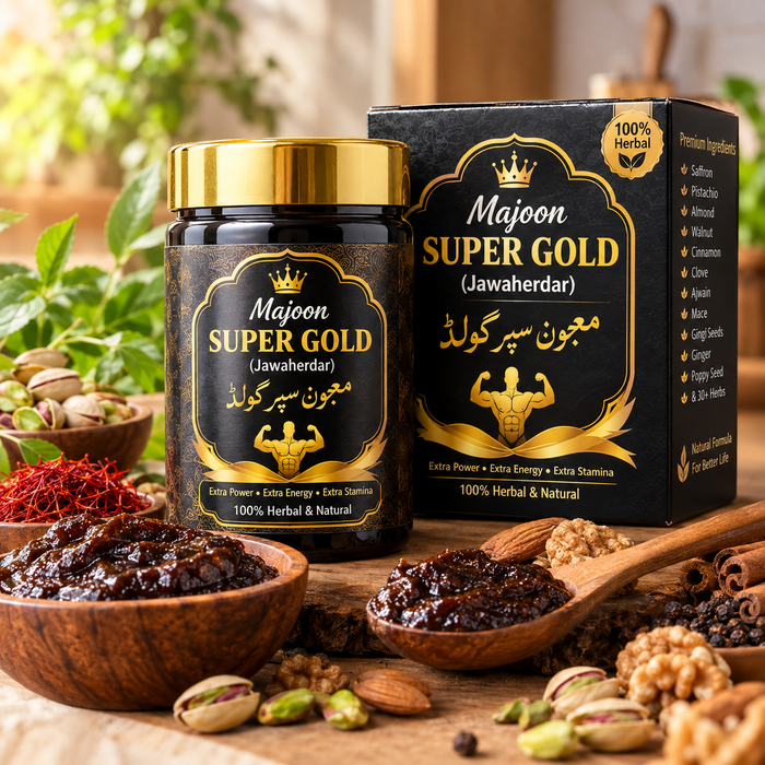 Majoon Super Gold (Jawaherdar) – Herbal Energy & Vitality Formula